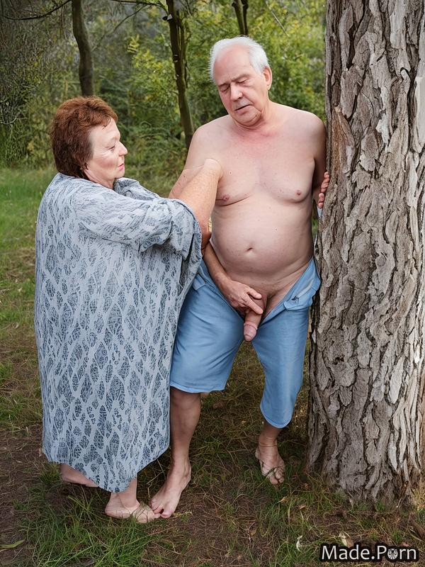 Greek grandma enjoys a fully clothed orgasm
