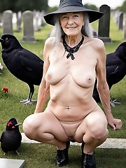 Staggering grandmamas are getting naked on pics