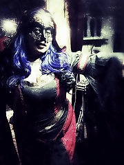 Desirable mature showcasing her big ass before fucking