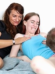 A seductive young blonde engages in intimate encounters with her elderly grandfather